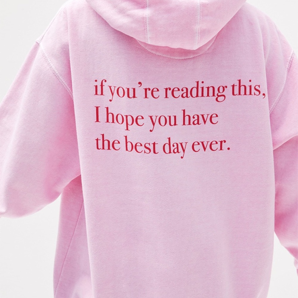 Pacsun pink hoodie
